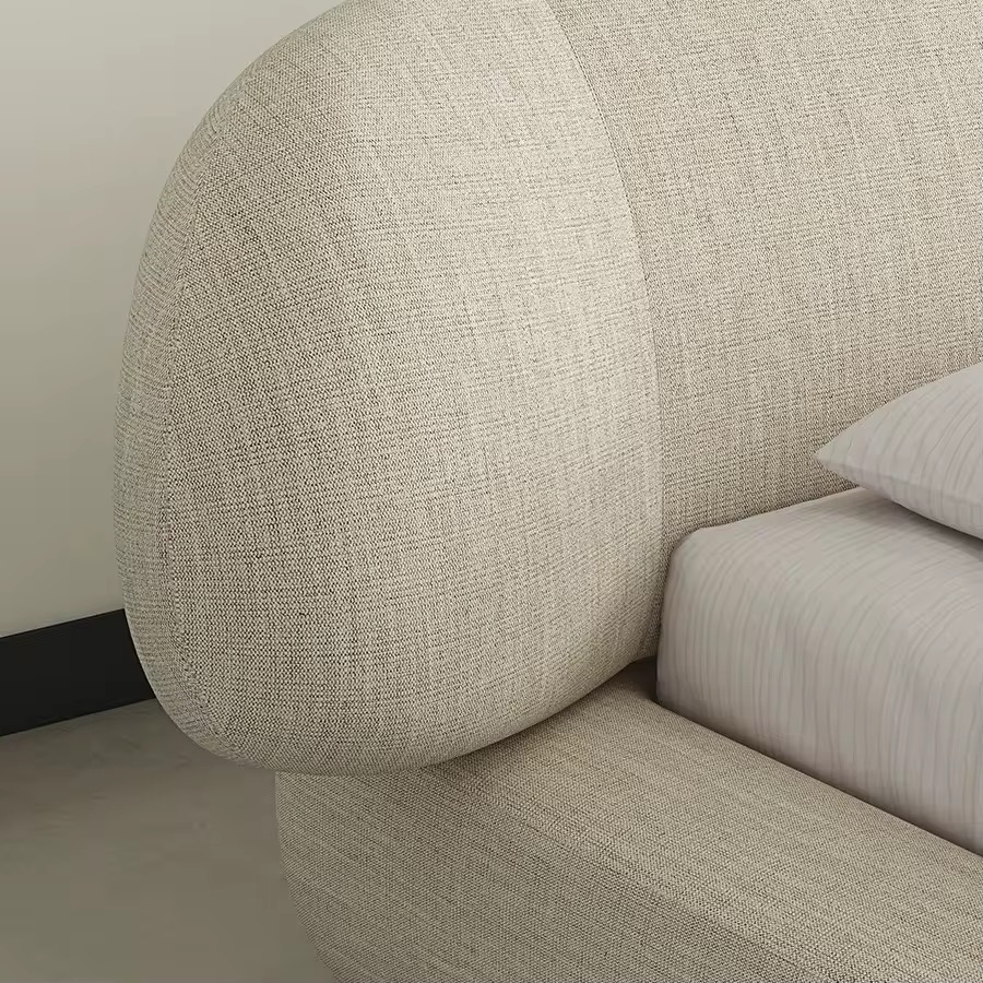 Modern Upholstered Bed view 5