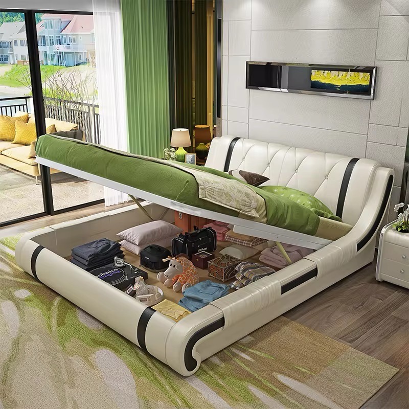 Modern Fabric Bed view 6
