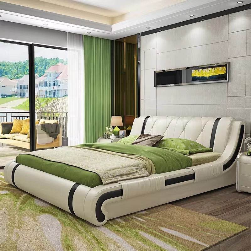 Modern Fabric Bed view 5