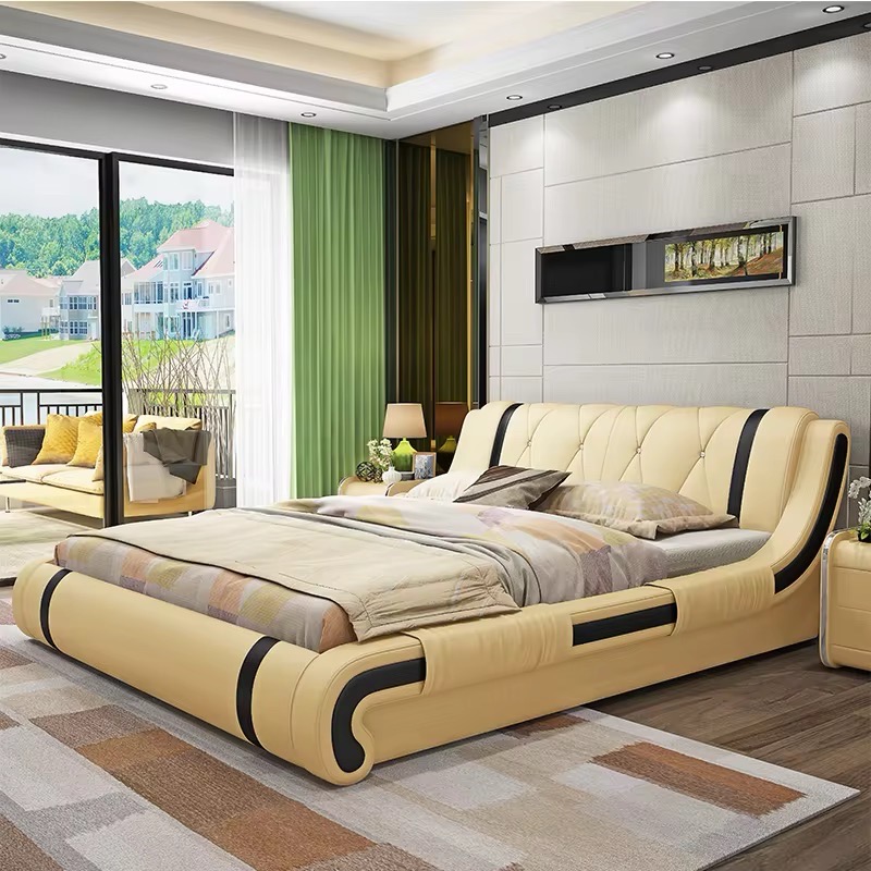 Modern Fabric Bed view 7