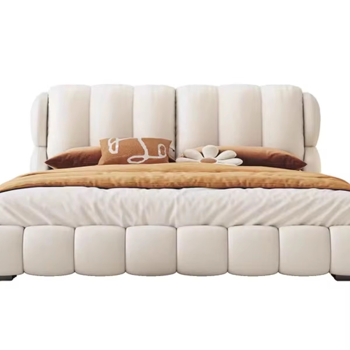 Modern Plush Bed view 5
