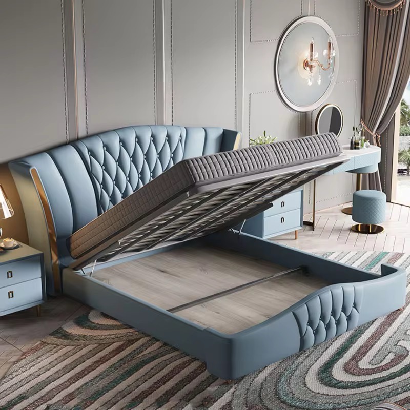 Modern Upholstered Bed view 6