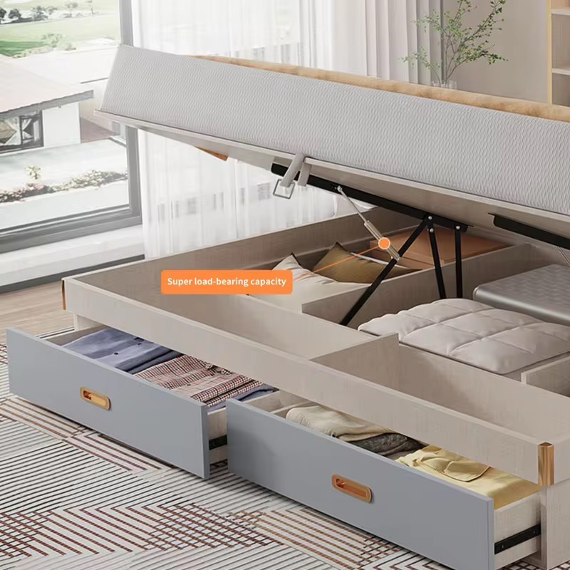 Modern Wooden Bed view 5