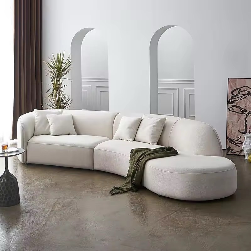 Modern Curved Sofa view 7