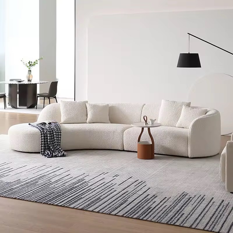 Modern Curved Sofa view 8