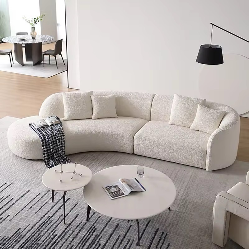 Modern Curved Sofa view 6