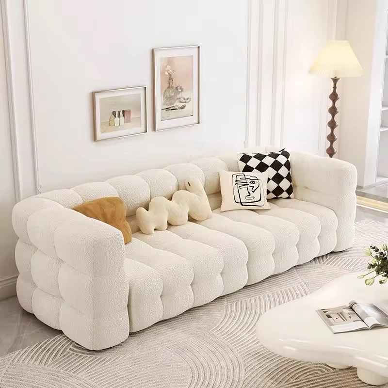 Modern Plush Sofa view 7