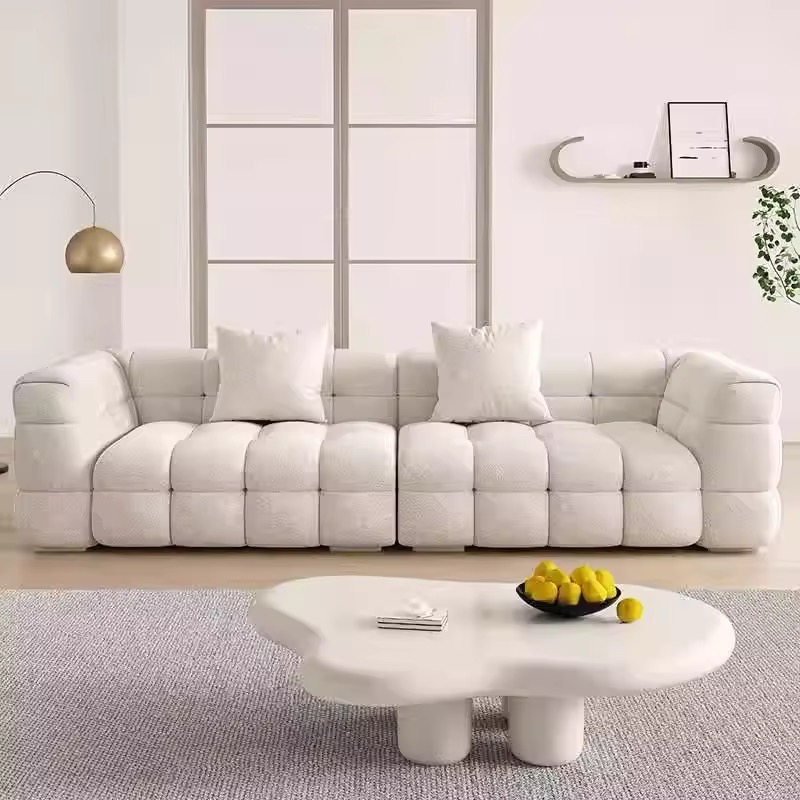 Modern Plush Sofa view 4