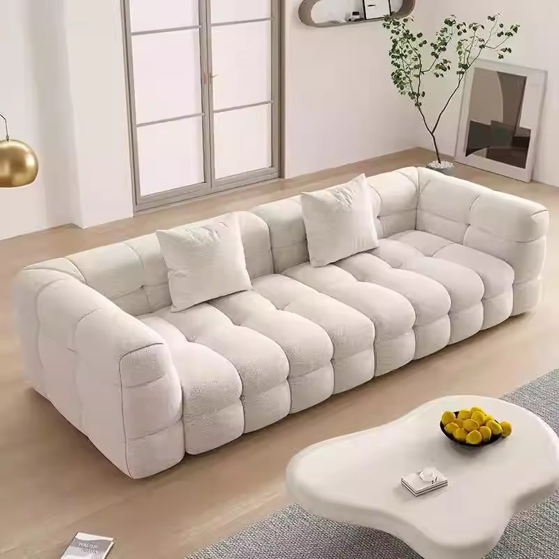 Modern Plush Sofa view 3