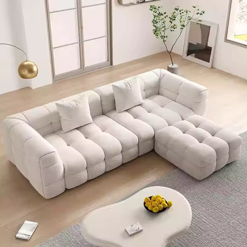 Modern Plush Sofa view 8