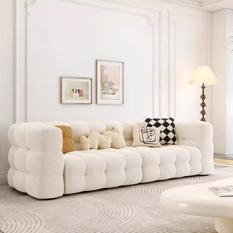 Modern Plush Sofa view 6