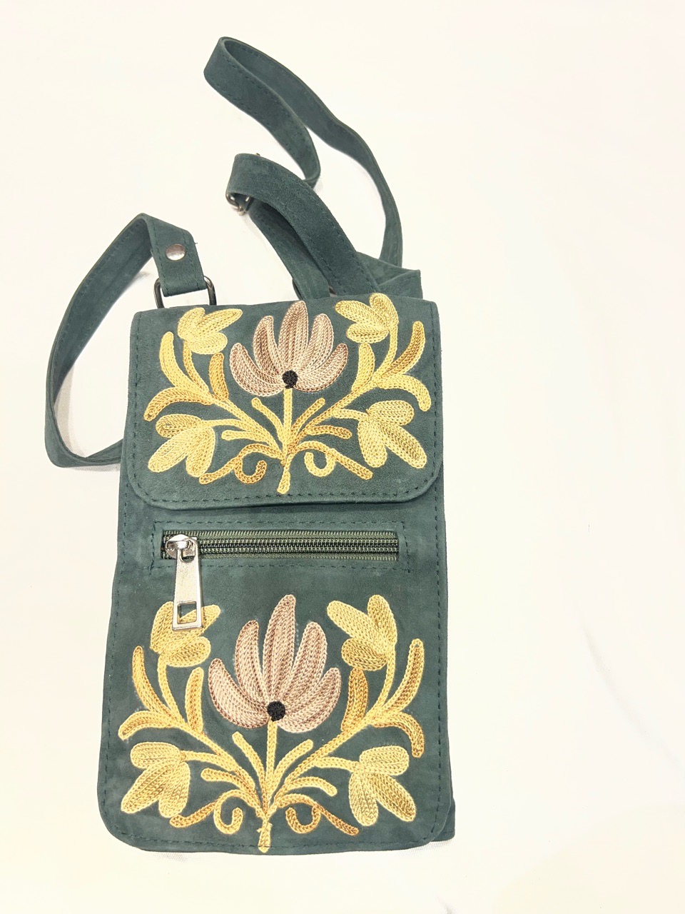 Embroidered Crossbody Bag view 3