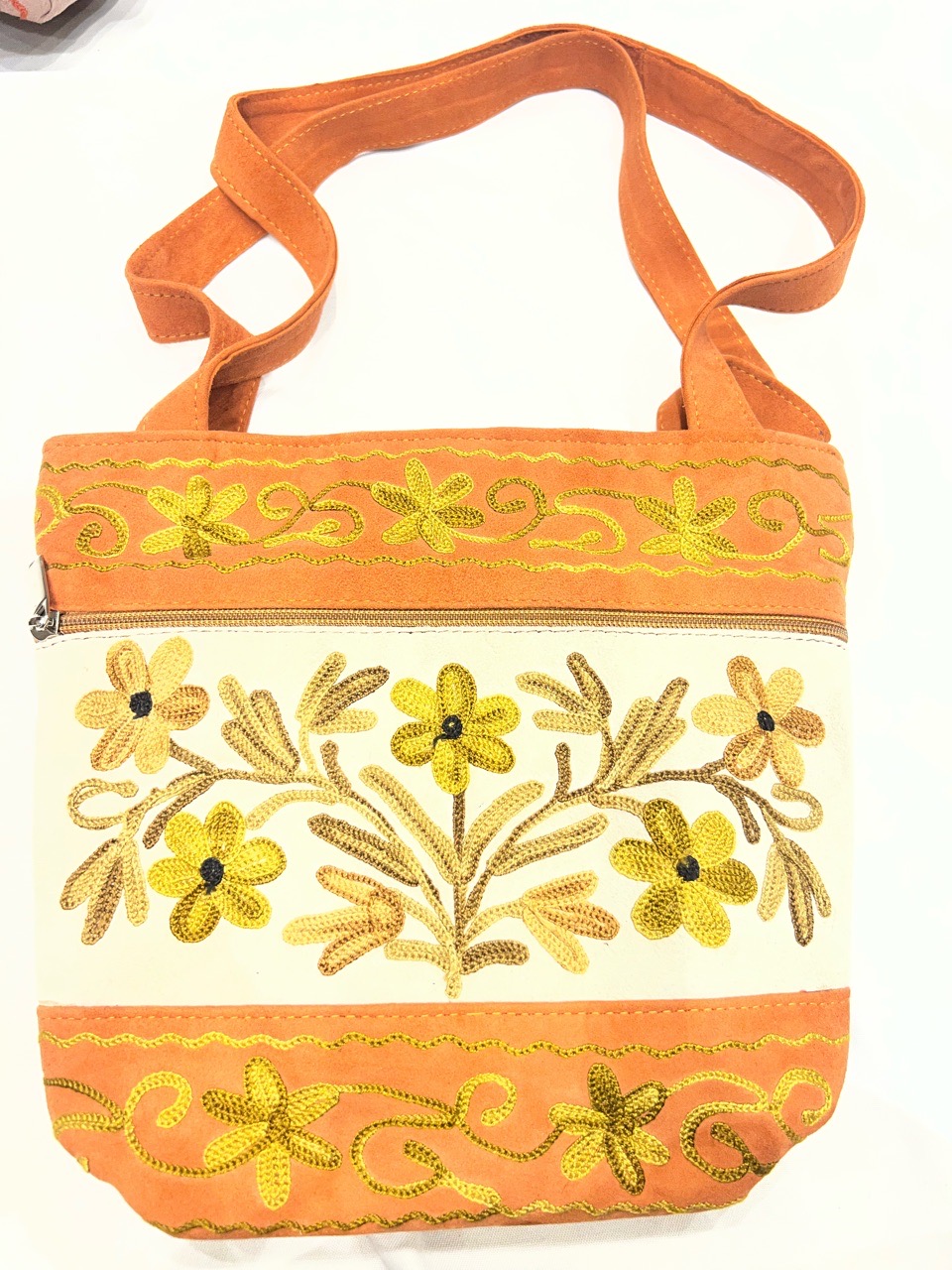 Embroidered Crossbody Bag view 4