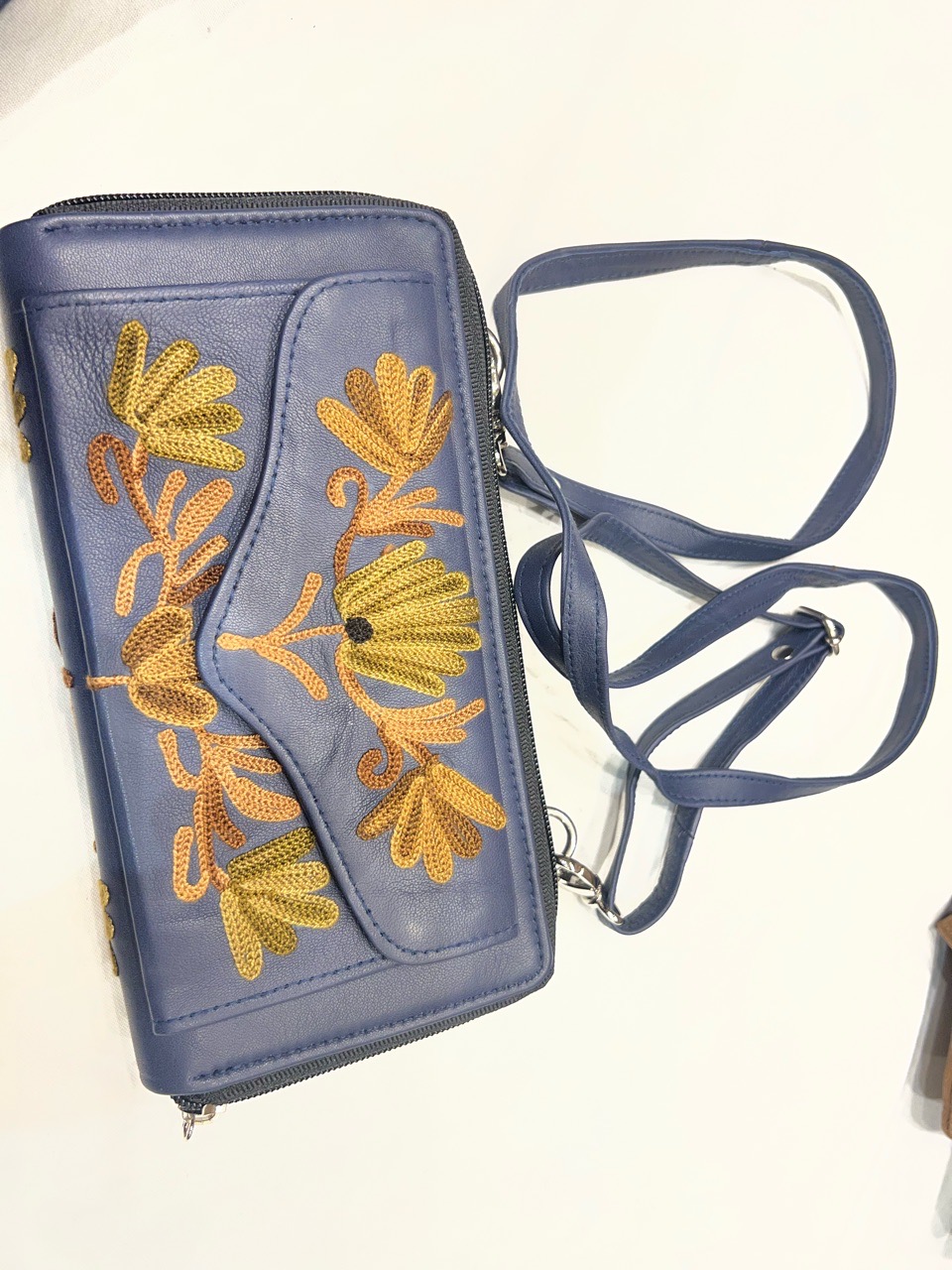 Embroidered Crossbody Bag view 6