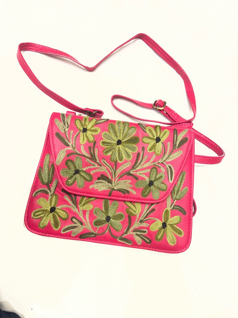 Embroidered Crossbody Bag view 9