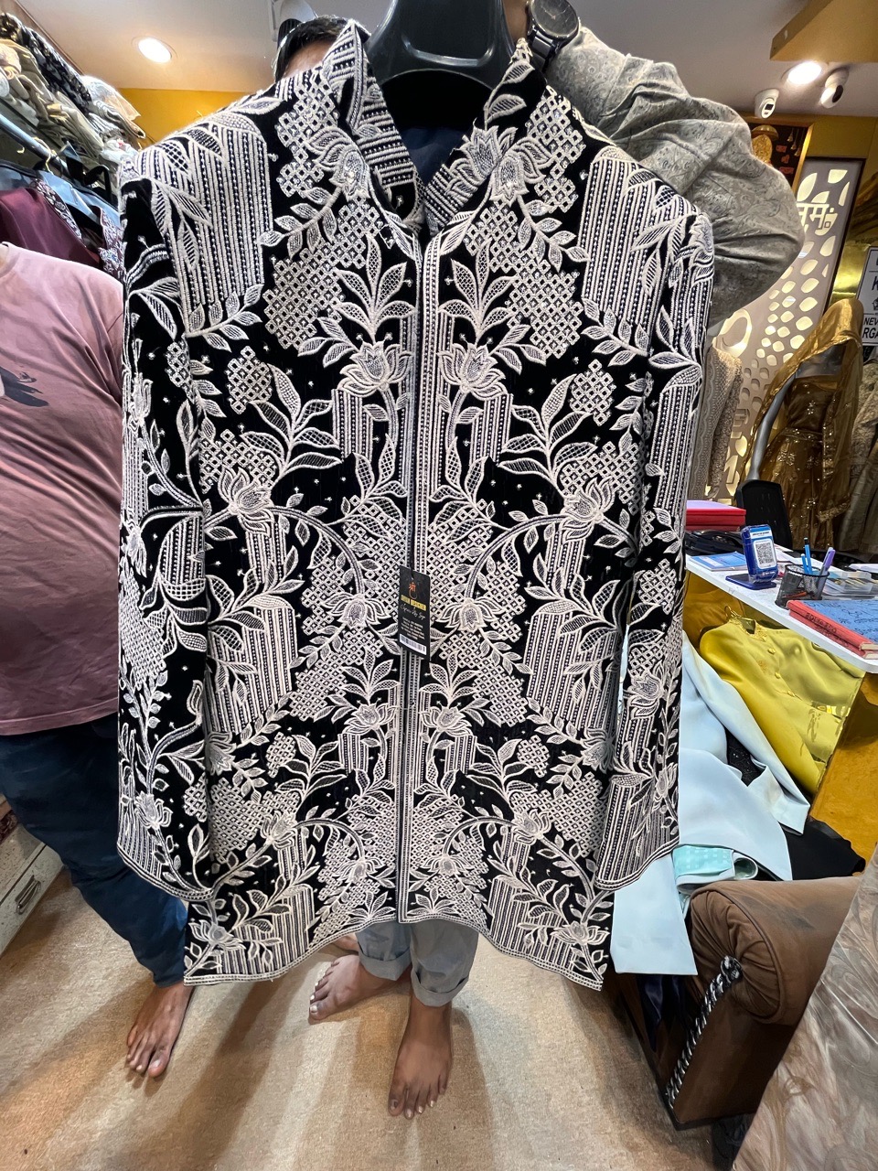 Embellished Black Jacket view 2