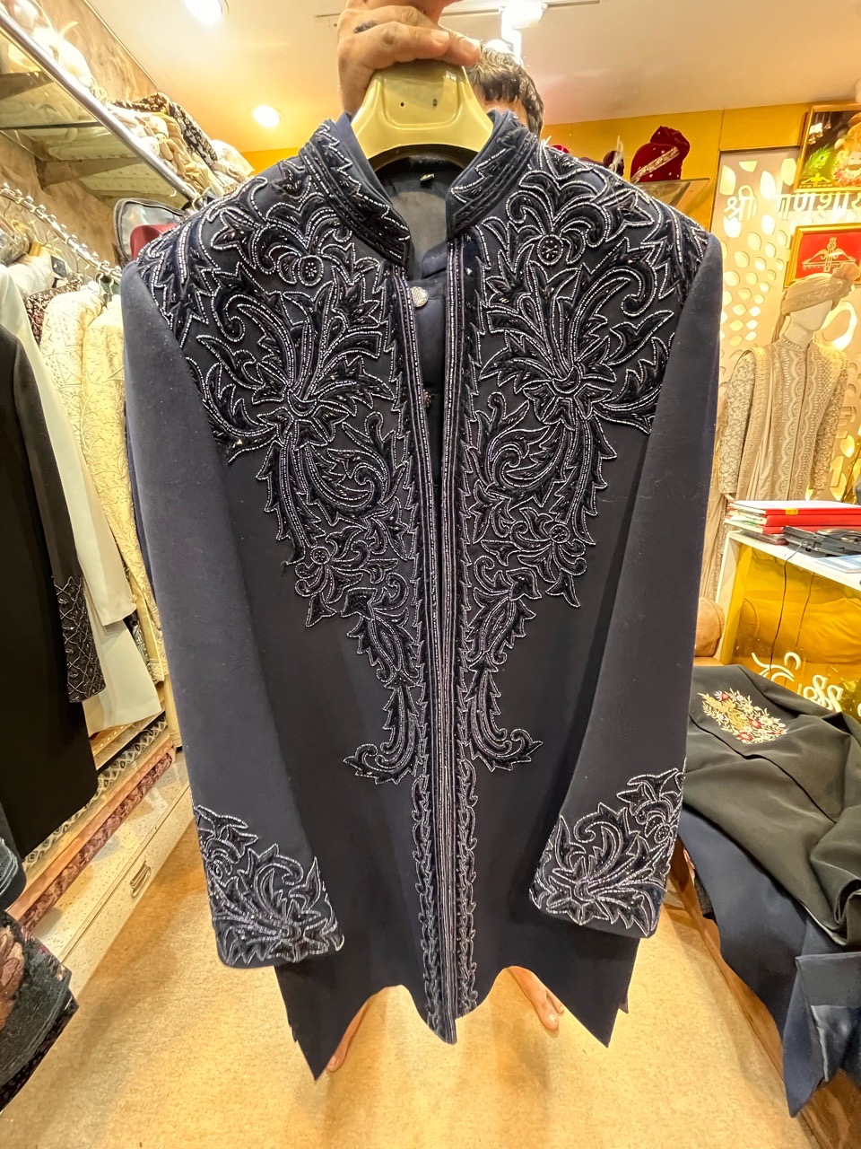 Embellished Black Jacket view 2
