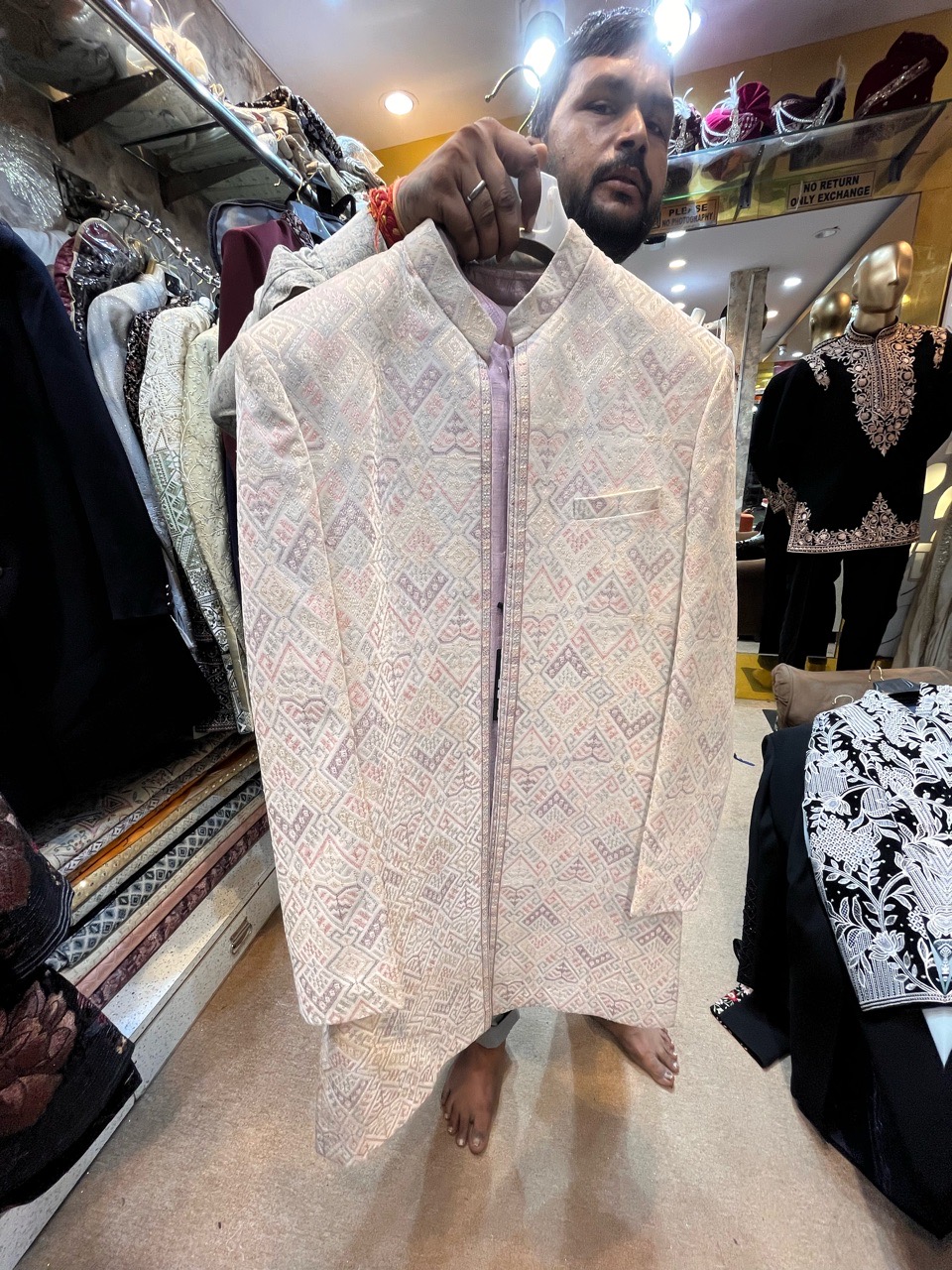 Embellished Jodhpuri Suit view 2