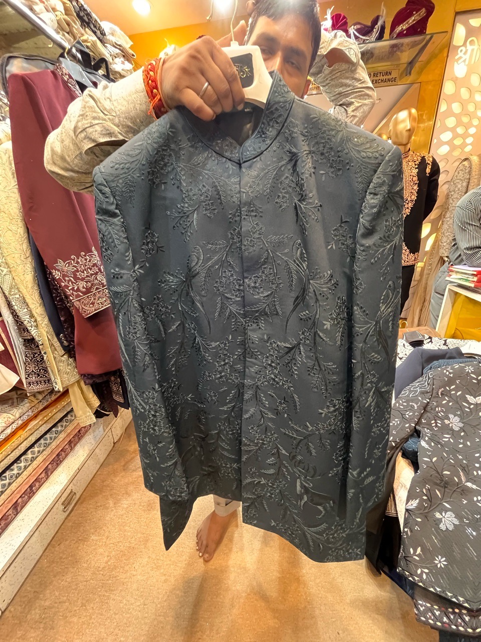 Embroidered Jodhpuri Suit view 2