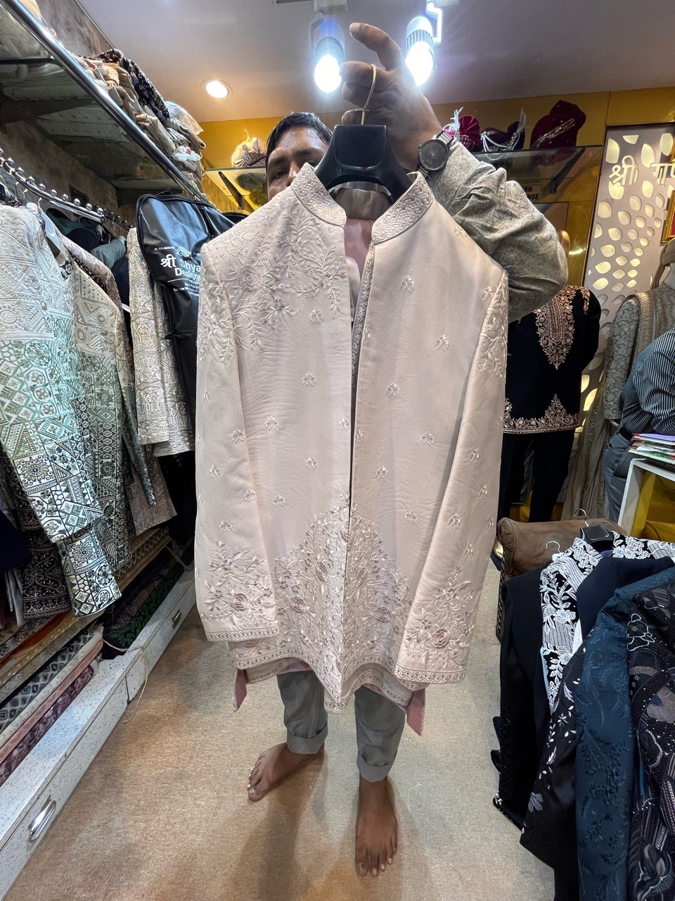 Embroidered Designer Jodhpuri Suit view 2