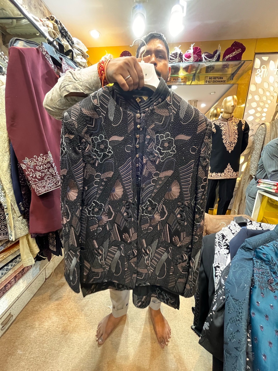 Embellished Black Jacket view 2