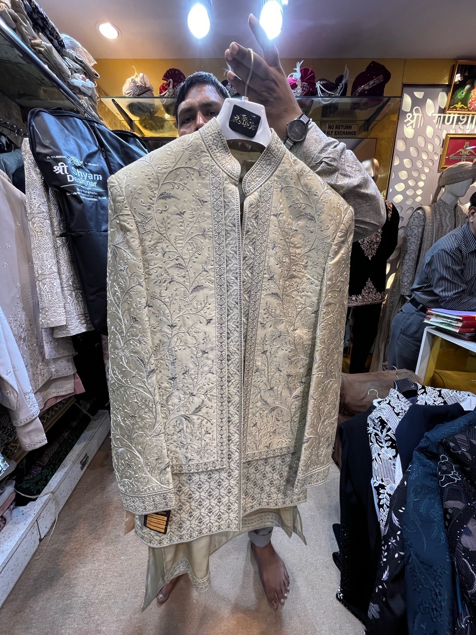 Embellished Jodhpuri Suit view 2