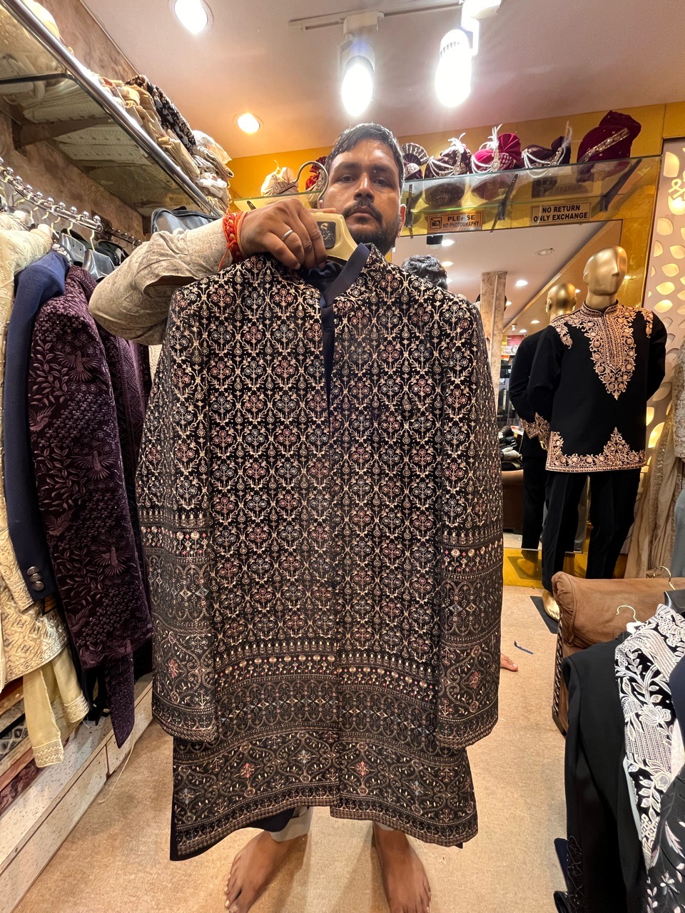 Embellished Jodhpuri Suit view 2