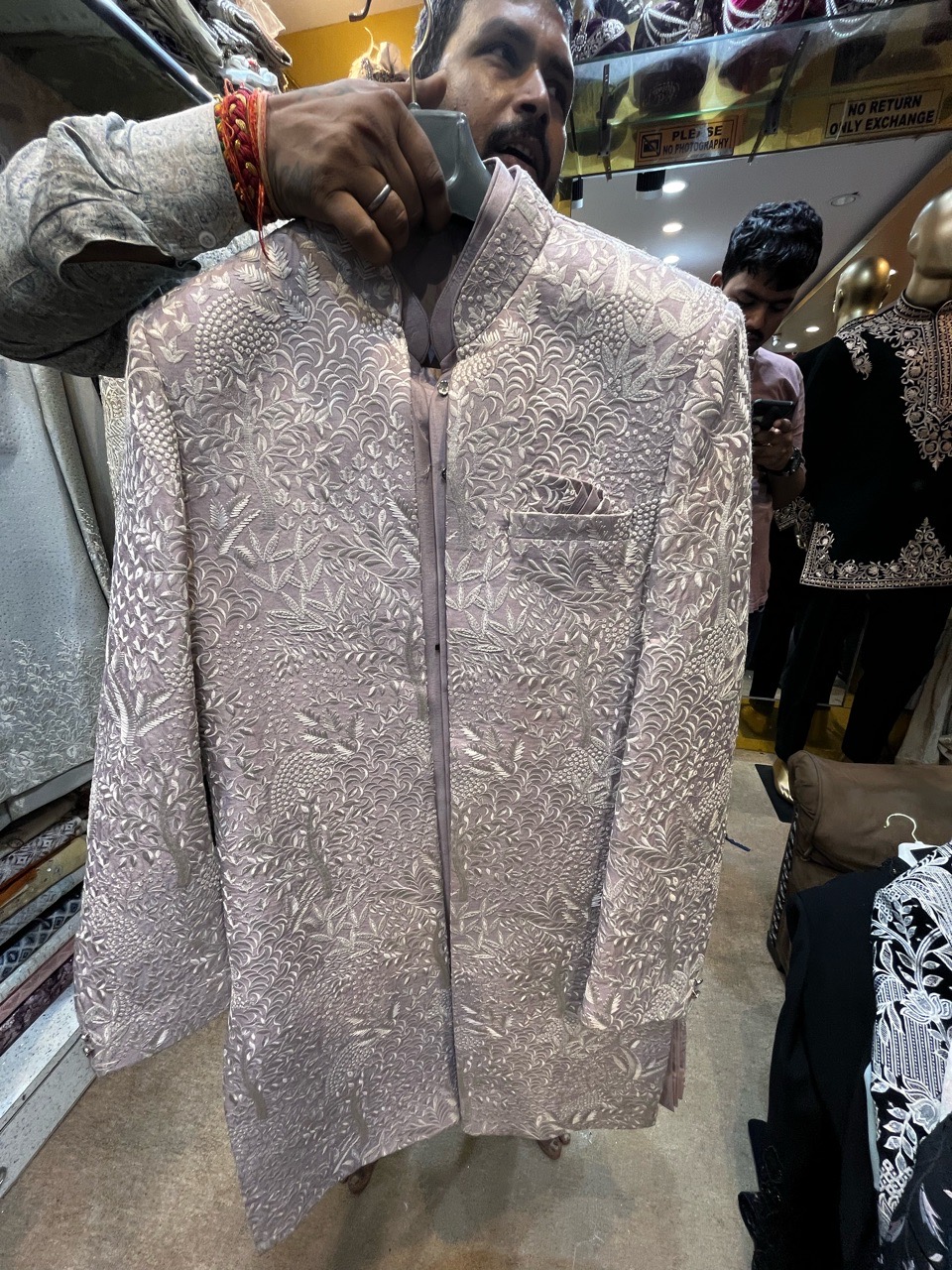 Embroidered Jodhpuri Suit view 2