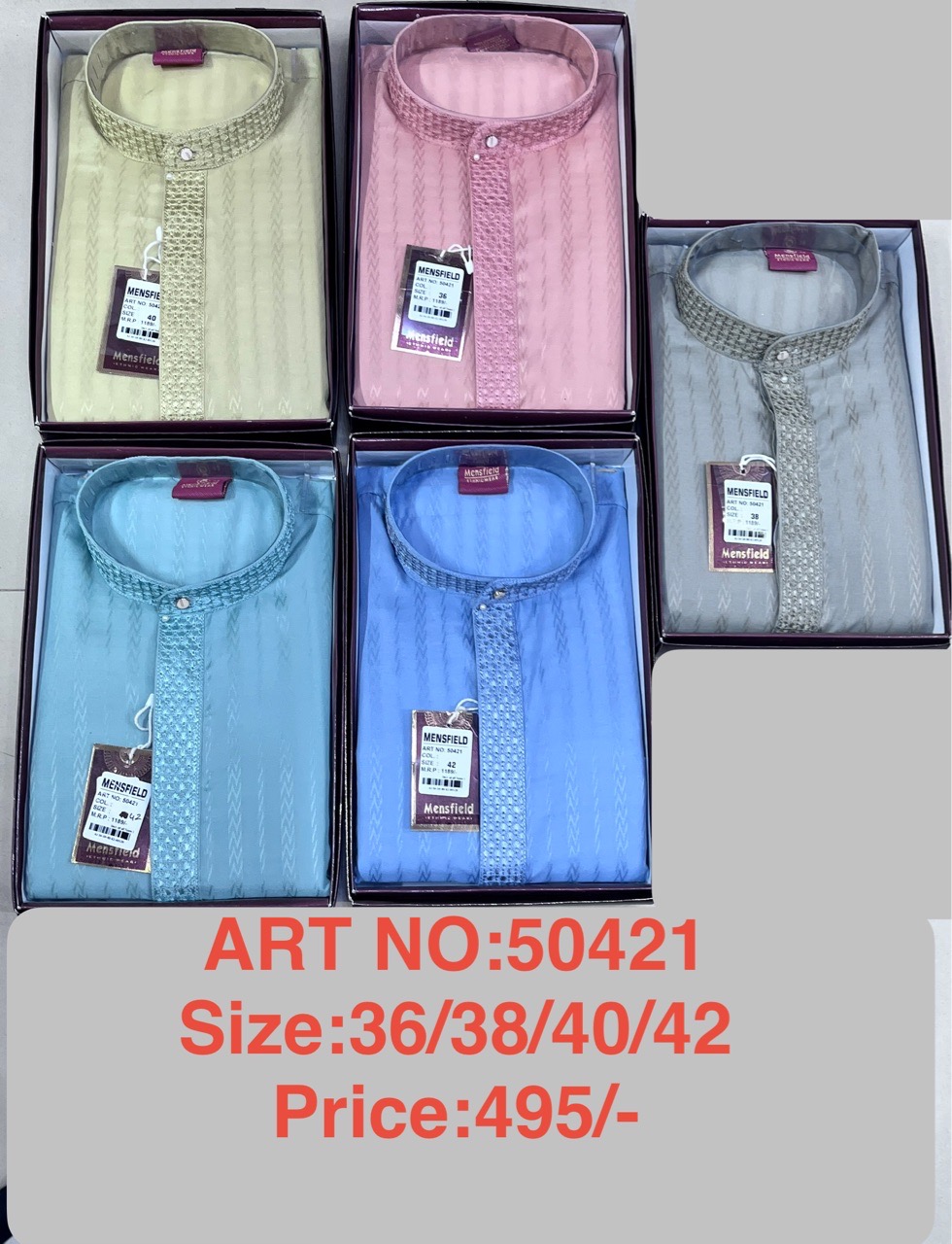 Ethnic Kurta Pajama. Art No:50421 view 3