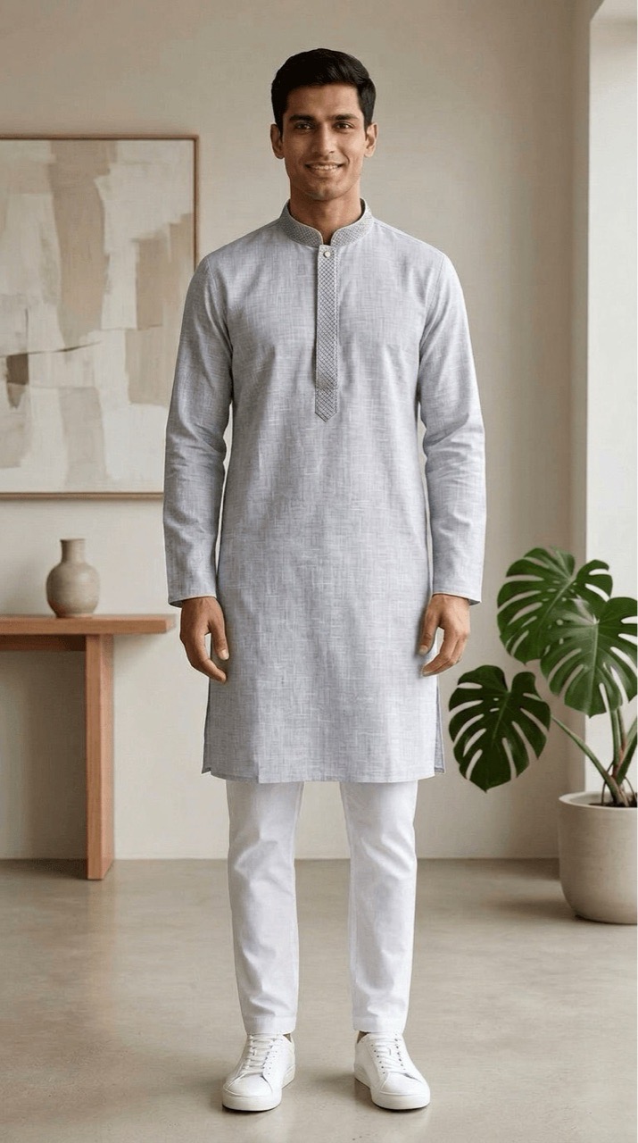 Ethnic Kurta Pajama ART NO :5035 view 4