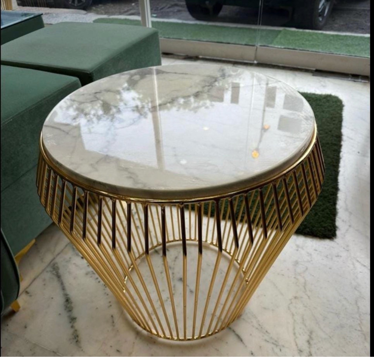 Modern Round Center Table view 2