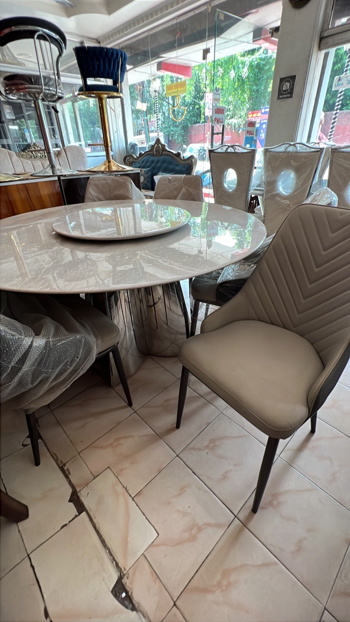 Chevron Upholstered Dining Chair view 3