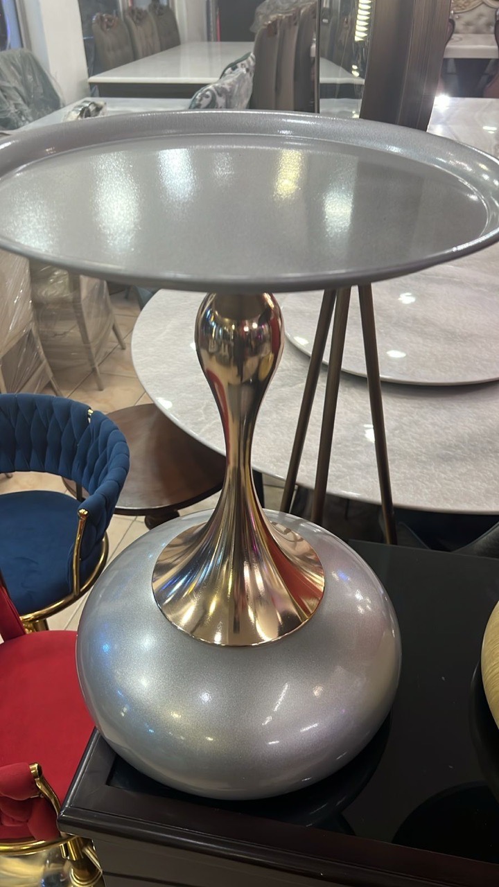 Elegant Blue Accent Table view 4