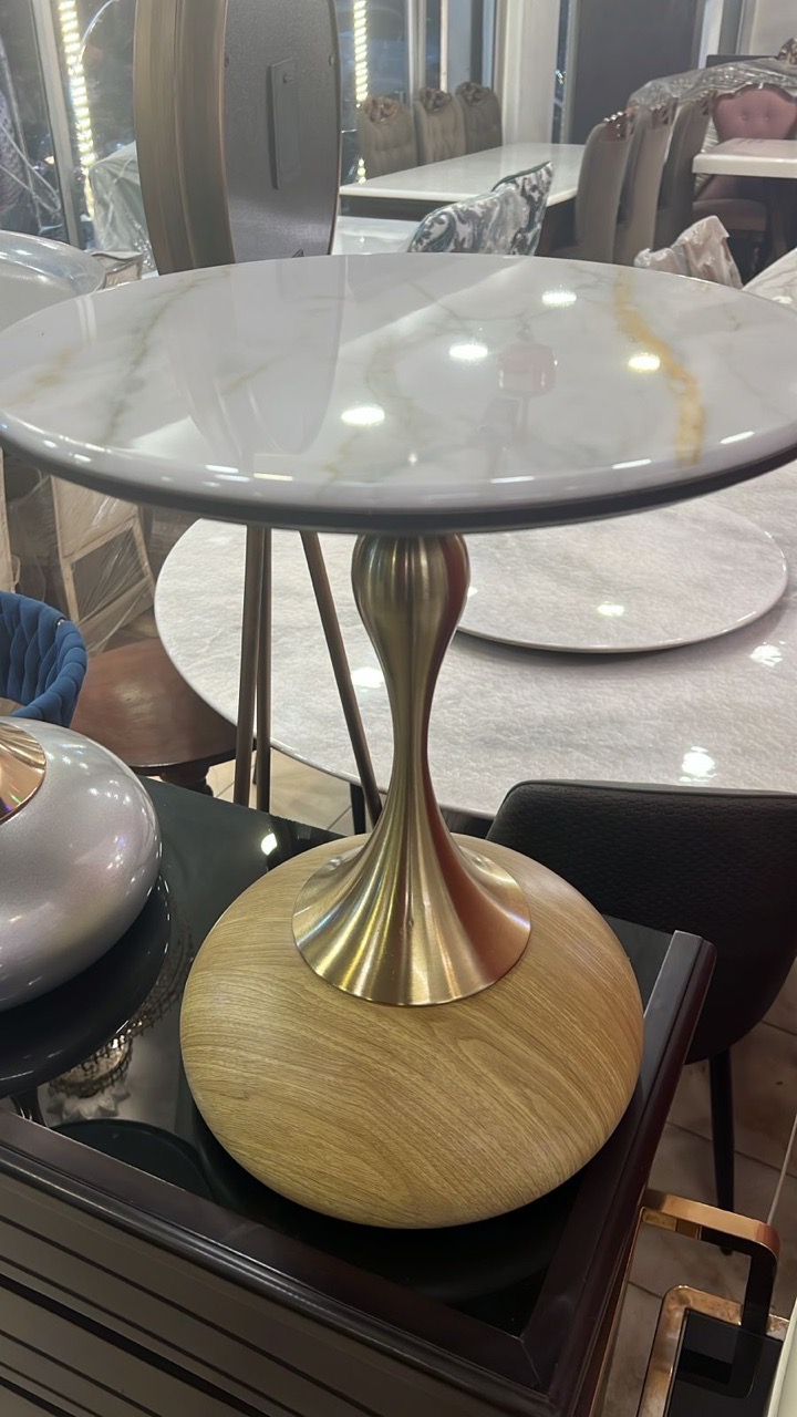 Elegant Blue Accent Table view 3