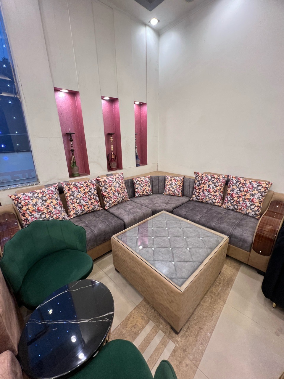 Comfortable Fabric Sofa Set view 5