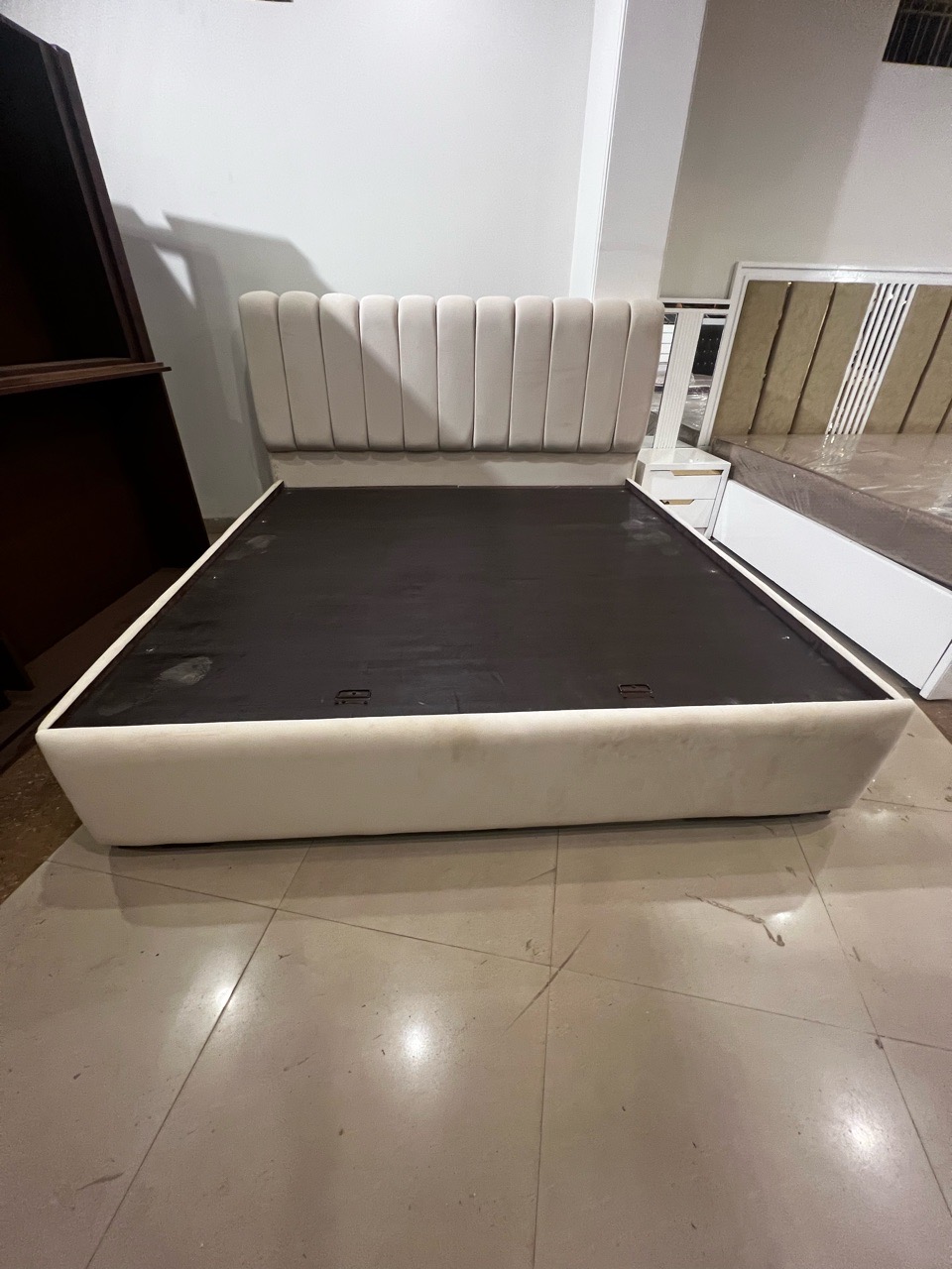 Modern Upholstered Bed view 3