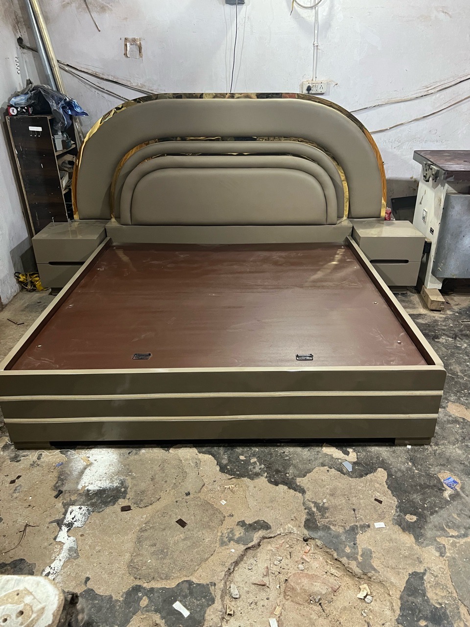 Modern Wooden Bed view 5