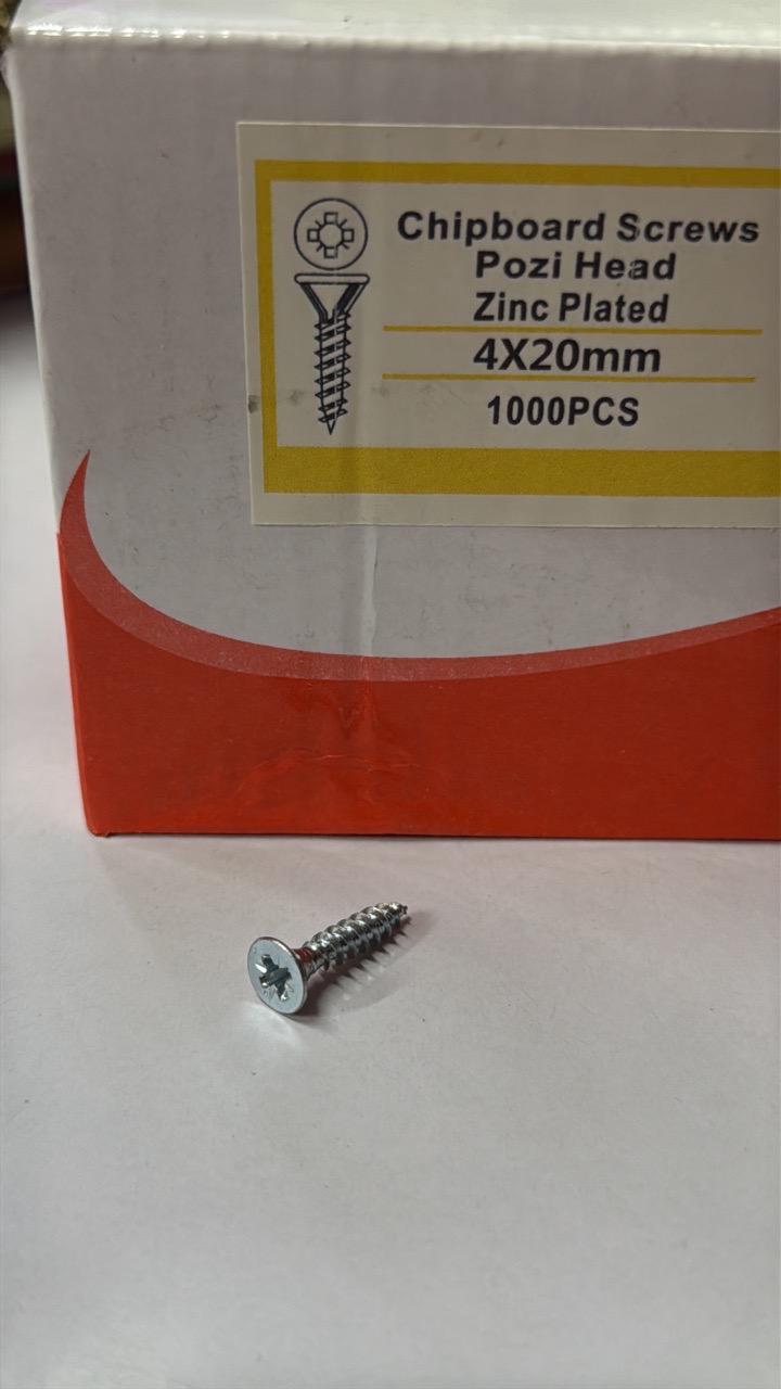 Chipboard Screws Pozi Head view 2
