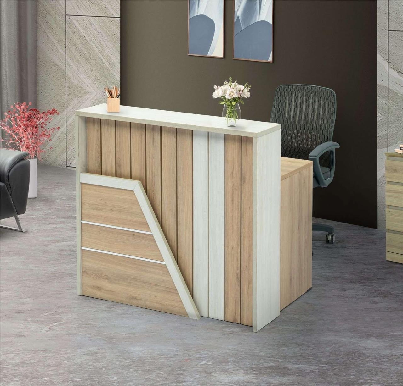 Modern Office Reception Desk view 2