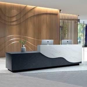 Modern Imported  Reception Desk view 2