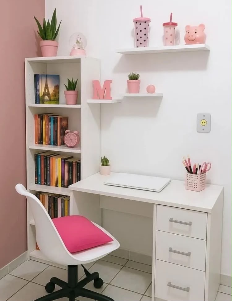 Modern Study Desk view 2