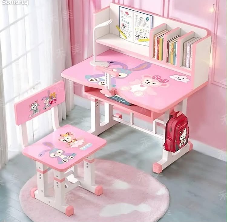 Kids Study Desk and Chair Set view 2