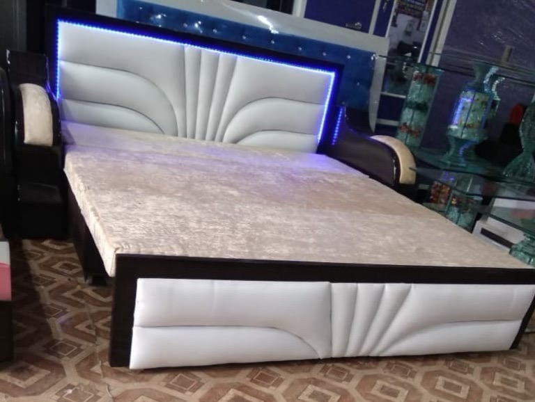 Elegant Wooden Sofa Bed view 9