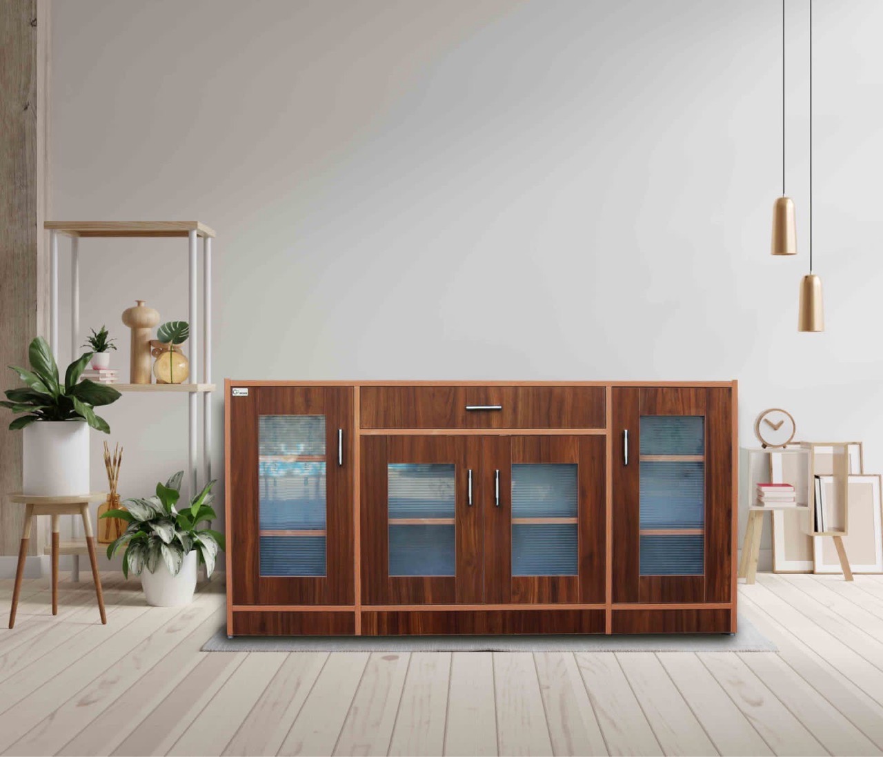 Wooden Crockery Unit view 2