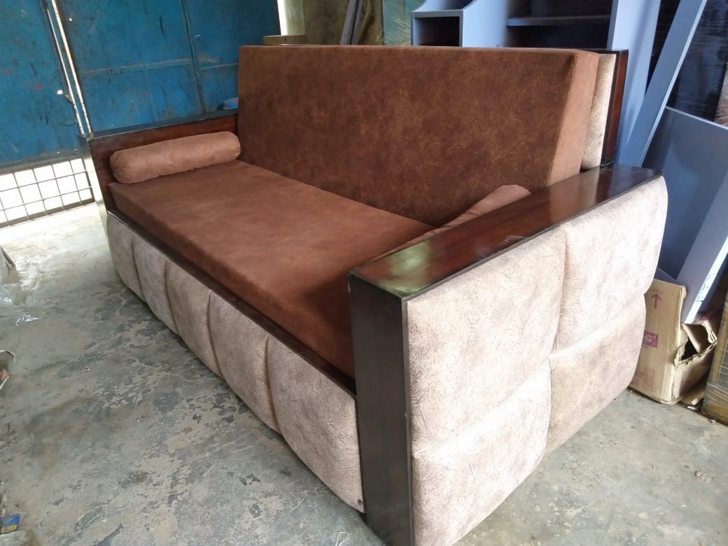 Modern Sofa Bed With Broad Handle view 3