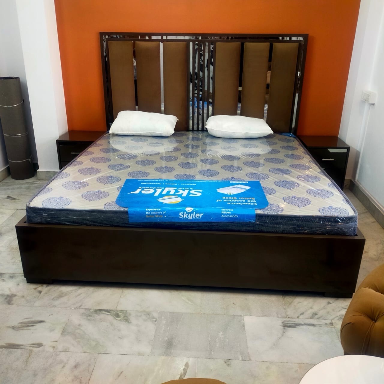 Modern High Head Bed view 2