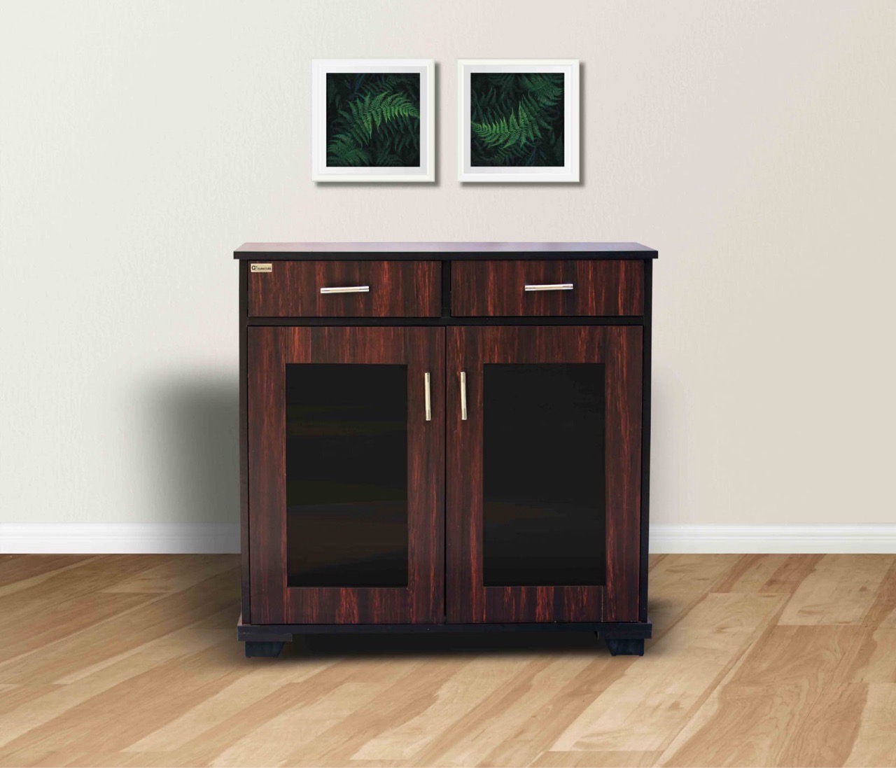 Modern Wooden Crockery Unit view 2
