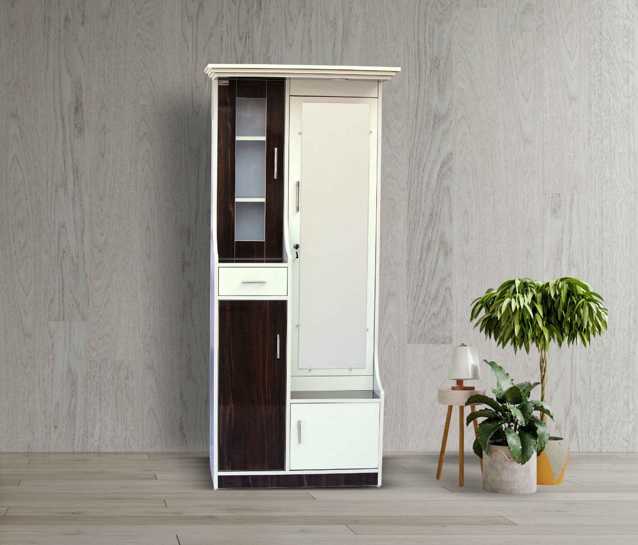 Modern Wooden Storage Cabinet view 2