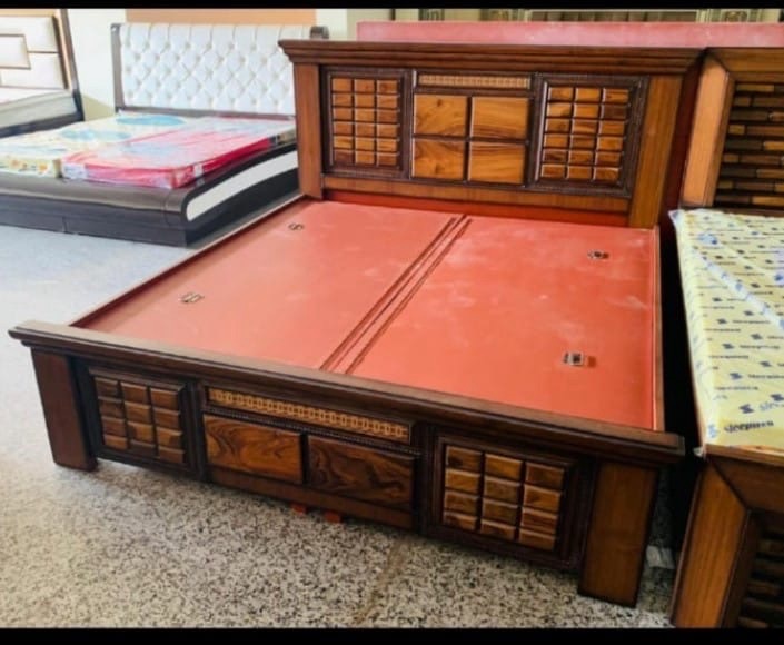 Wooden Storage Bed view 3