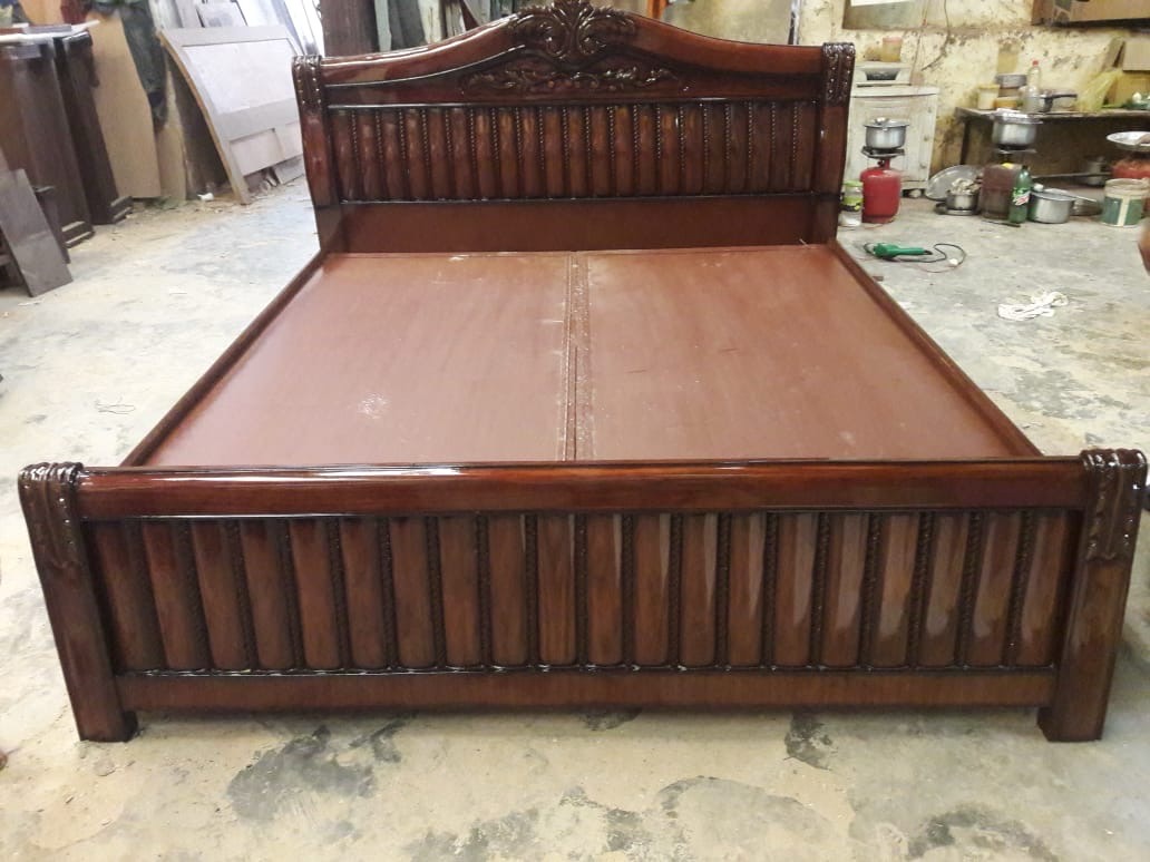 Traditional Wooden Bed view 3